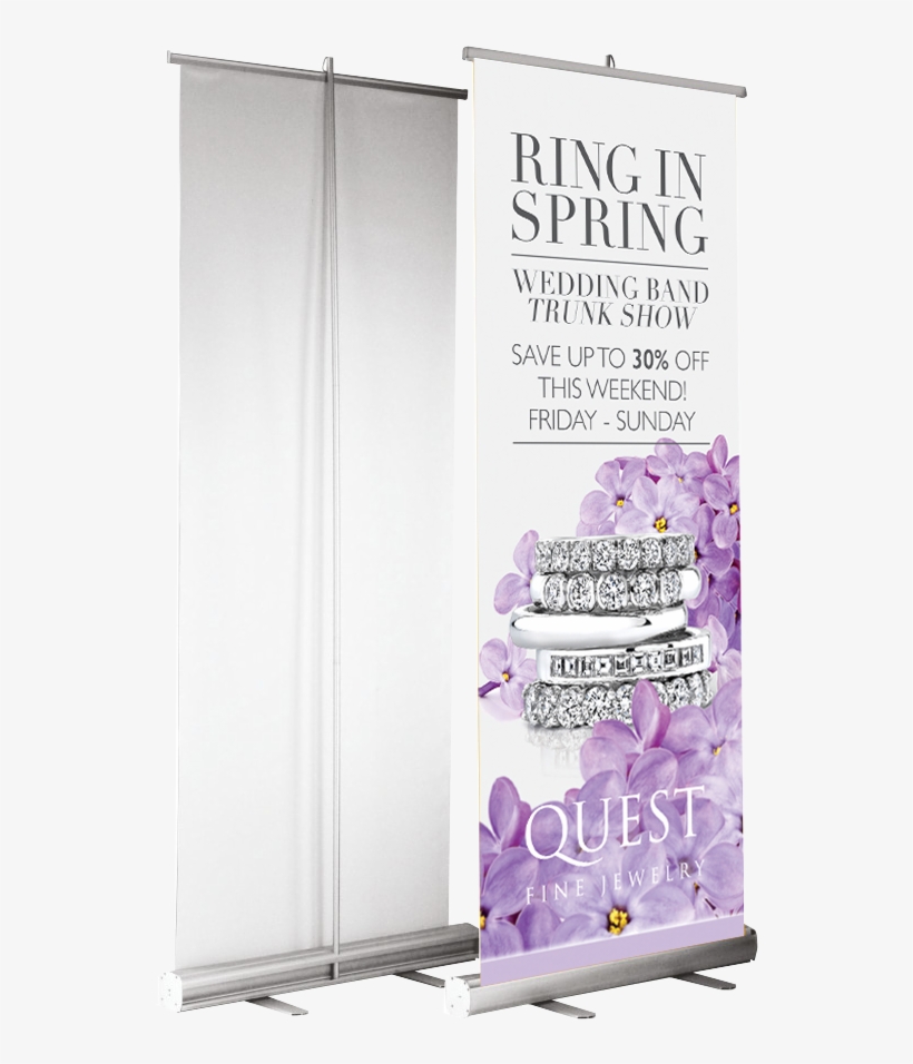 Economy Retractable Banners - Broward Printing, transparent png