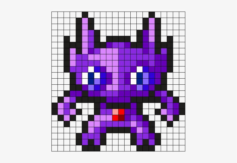 Sableye Perler Bead Pattern / Bead Sprite - Sableye Perler Bead Pattern, transparent png
