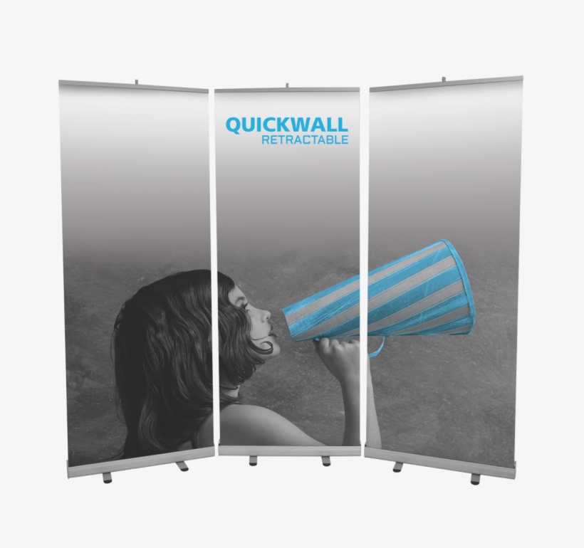 3 Banner Stand Display, transparent png
