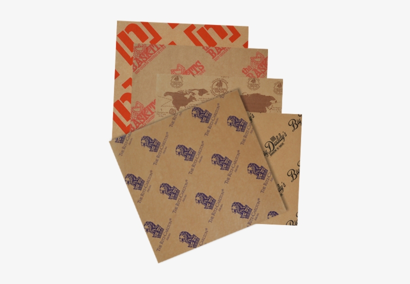 Food Service Sheets Eco Kraft Paper - Printed Kraft Paper, transparent png