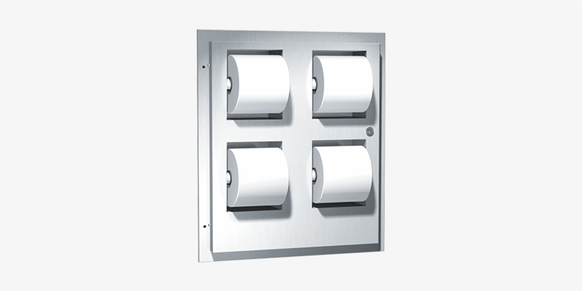 048234 Multi-roll Toilet Tissue Dispenser Recessed - Commercial 4 Roll Toilet Paper Dispenser, transparent png