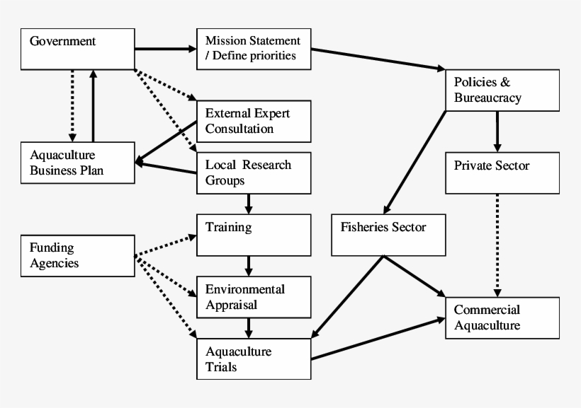Structure Of Steps Needed For Aquaculture Development - Diagram, transparent png