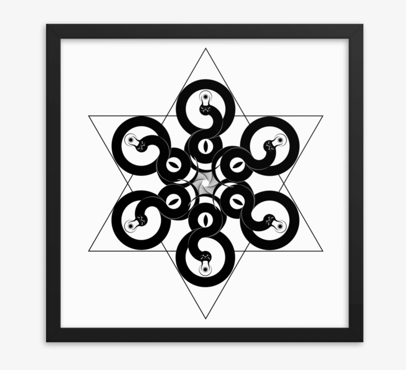 Serpent's Eye Star Sigil - Eye, transparent png