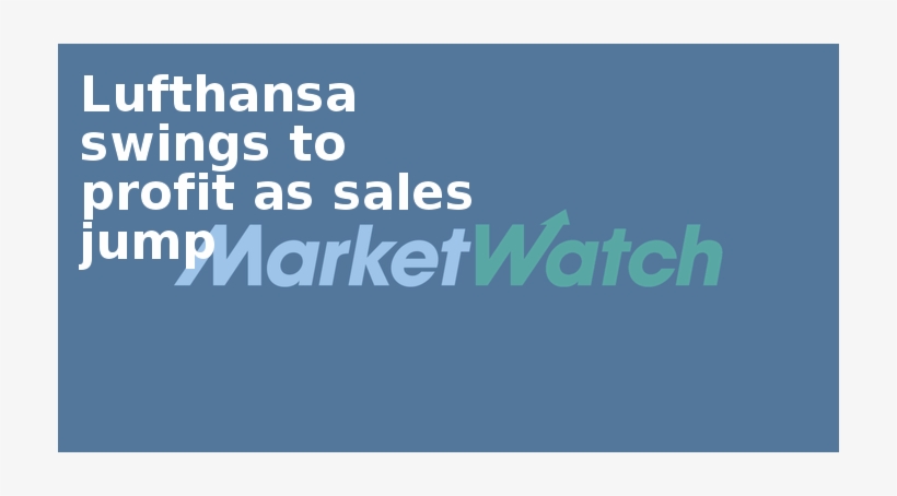 Lufthansa Swings To Profit As Sales Jump - Majorelle Blue, transparent png