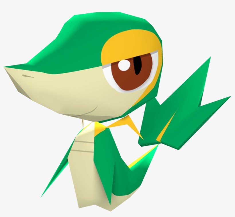 Snivy-pokémon Rumble Blast Model - Pokemon Rumble Blast, transparent png