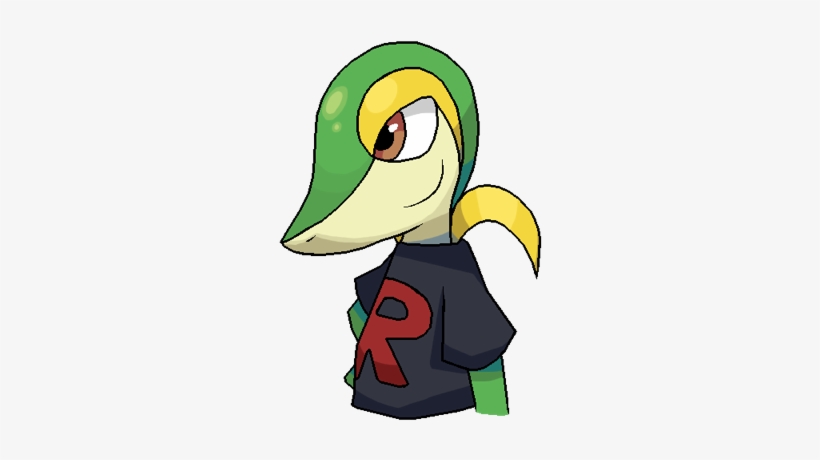 Snivy Part - Painting, transparent png