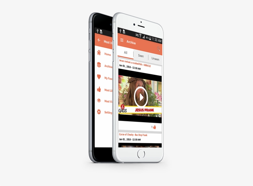 Funnie App Features - Iphone, transparent png