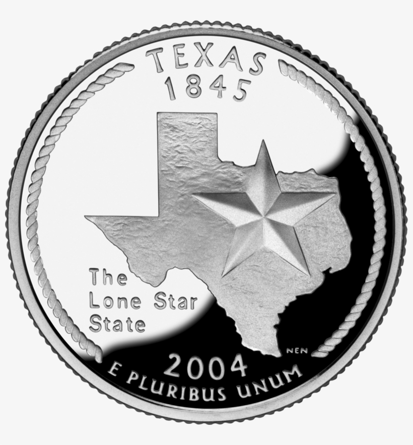 The Texas State Quarter - Texas Quarter, transparent png