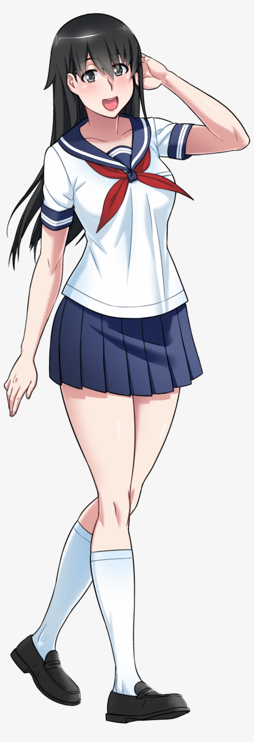 Senpai Chan Full - Taeko Yamada From Yandere Simulator, transparent png