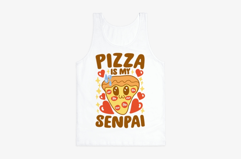 Pizza Is My Senpai Tank Top - George Washington Shake And Bake, transparent png
