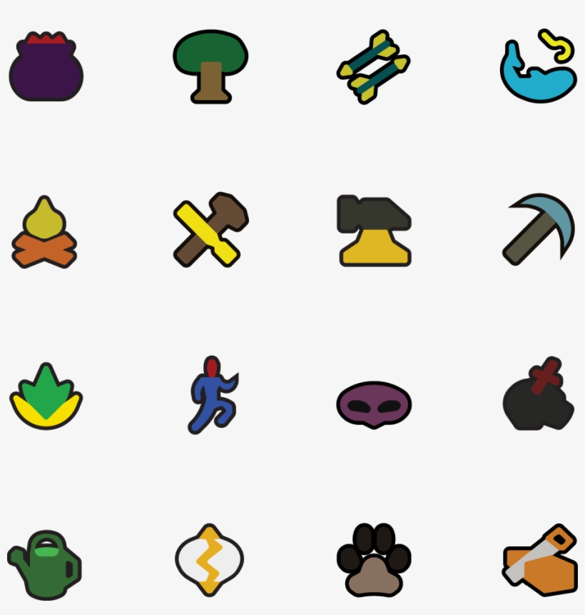 Flat Skill Icons For Noncombat Skills That Someone - Old School Runescape Skill Icons, transparent png