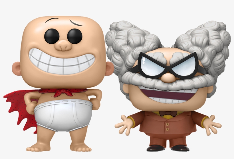 Captain Underpops Pop Vinyl Bundle - All Captain Underpants Characters, transparent png