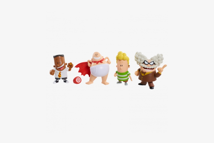 Captain Underpants Collectible Figures, transparent png