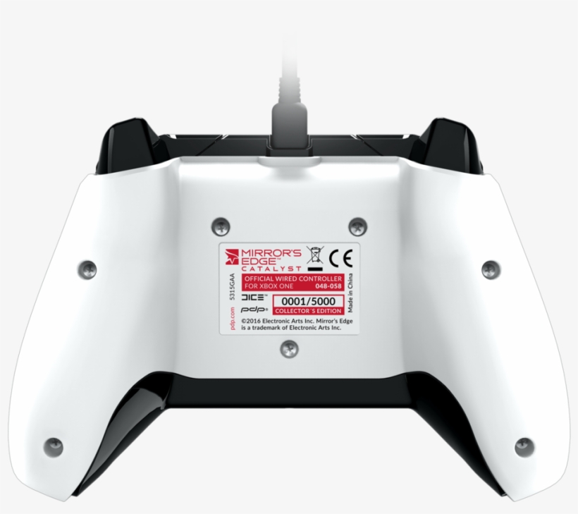 Controller Seems To Be Limited To 5000 Fyi - Xbox One Mirror's Edge Catalyst Wired Controller, transparent png