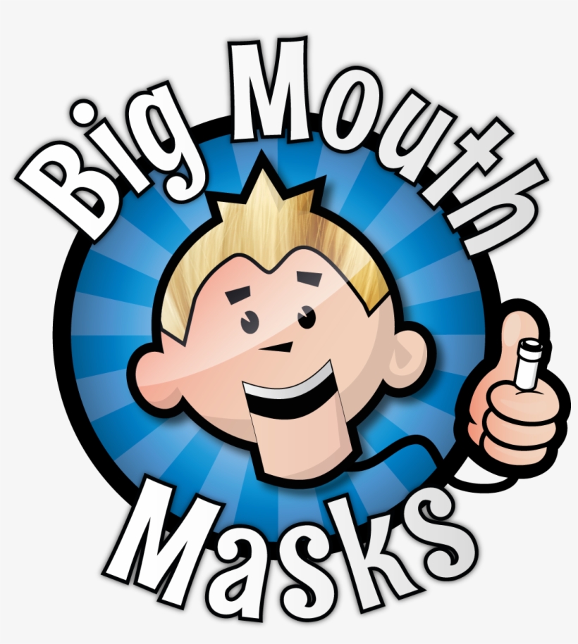 Big Mouth Final Logo - Mask, transparent png
