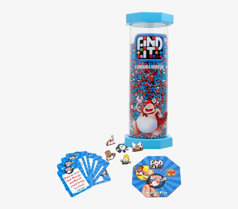 Find It - Captain Underpants - Sesame Board Games By Sesame Street - Sesame Street, transparent png