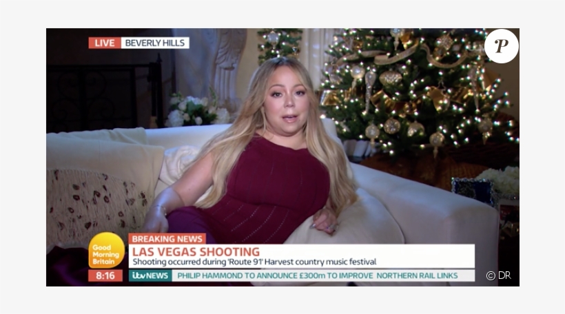 Mariah Carey Interviewée En Duplex De Los Angeles Pour - Mariah Carey Interview Vegas Shooting, transparent png