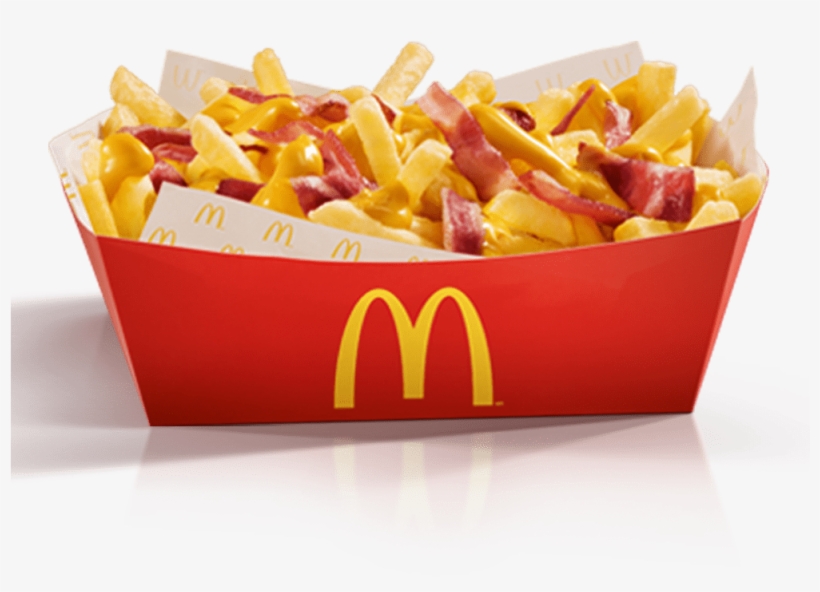 Nuestras Deliciosas Papas Fritas Bañadas En Salsa De - Batata Com Cheddar Mcdonald's, transparent png