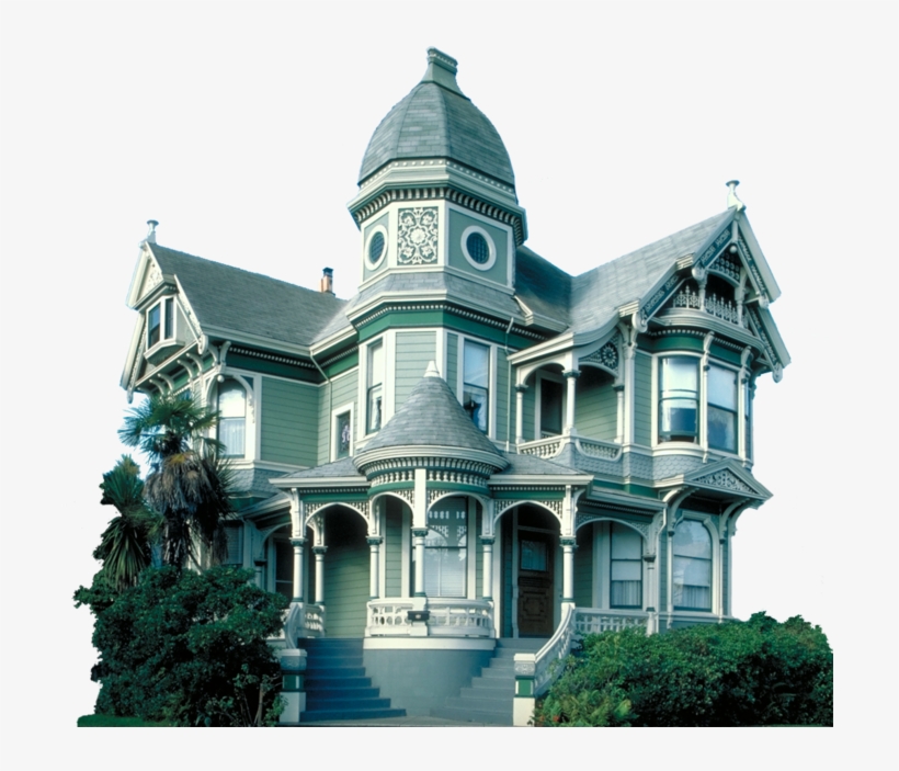 [ Img] - Victorian Mansion Victorian Architecture, transparent png