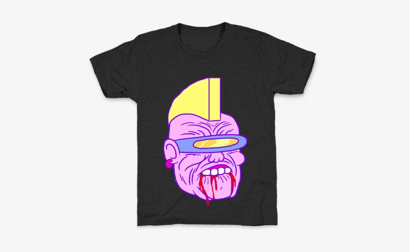 Mohawk Cyberpunk Kids T-shirt - T-shirt, transparent png