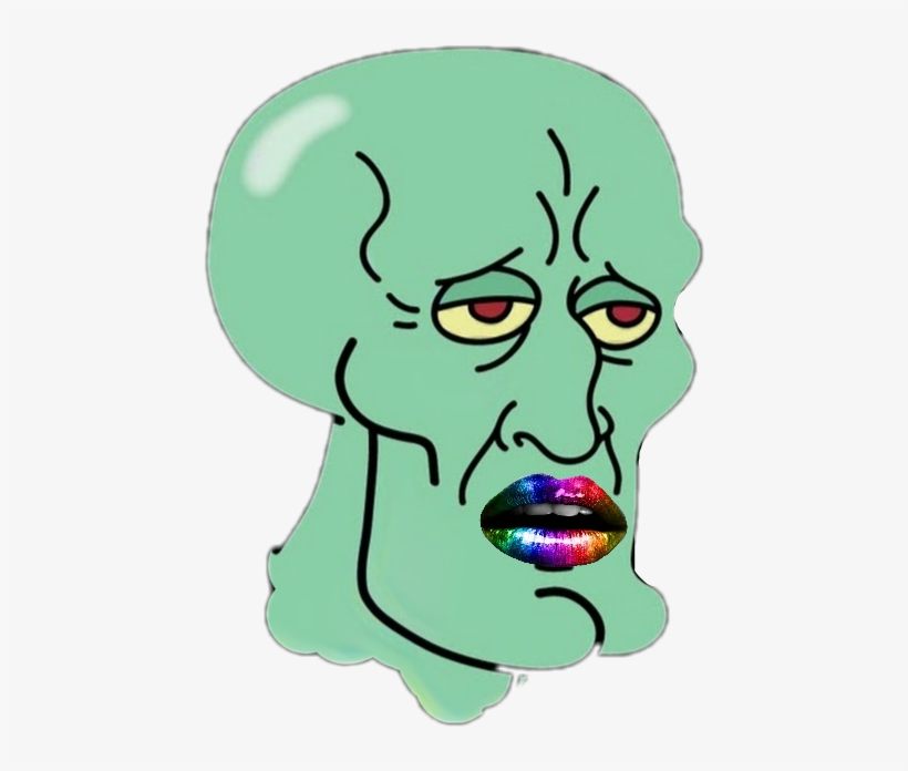 Cringe Sticker - Lula Molusco Bombado, transparent png