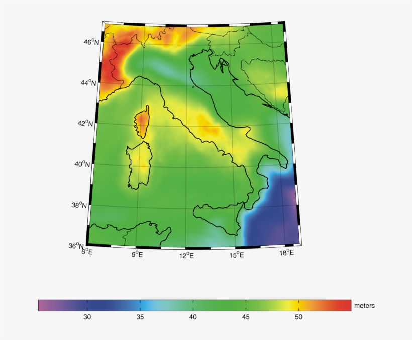 Italy - Geoid, transparent png