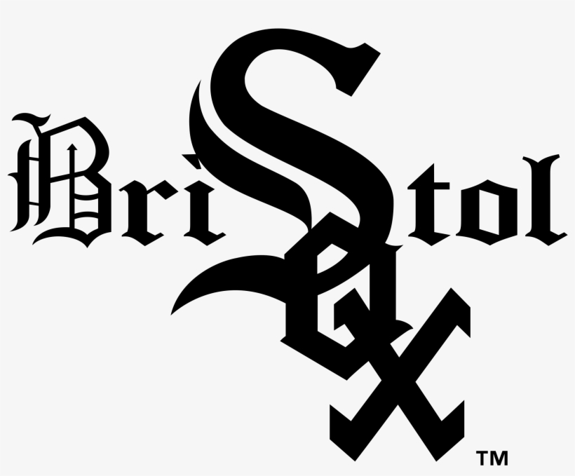 Bristol White Sox Logo Png Transparent - Chicago White Sox Logo Black And White, transparent png