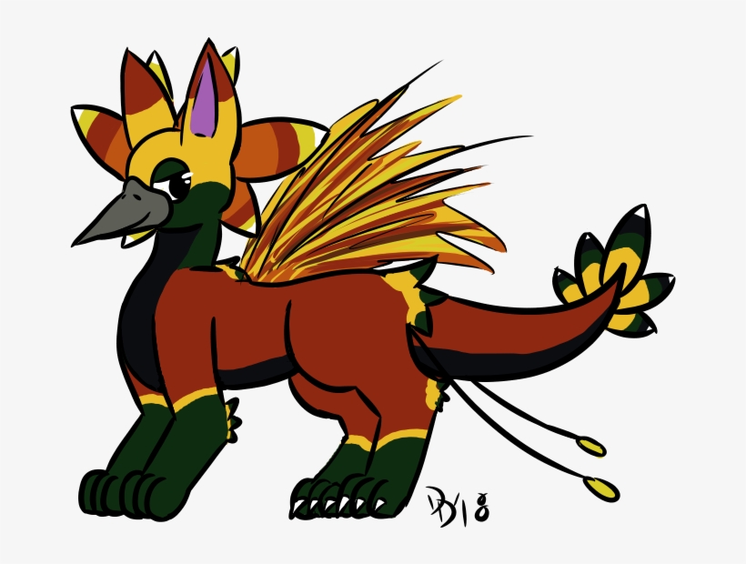 Greater Bird Of Paradise Fauxgryff Custom - Cartoon, transparent png