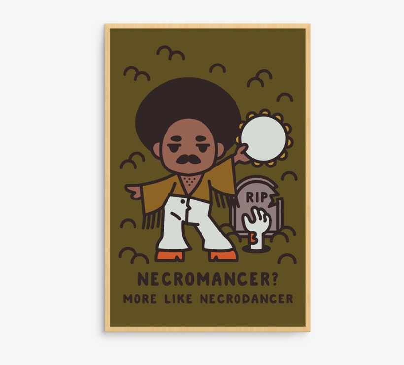 Necro Dancer Mini Print, transparent png