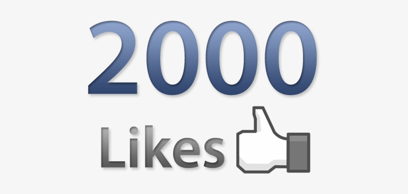 Get You 2000 Facebook Likes - 2000 Facebook, transparent png