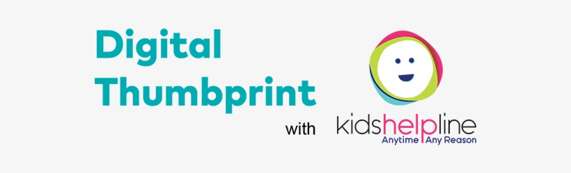 Dt Khl Logo Web - Optus Digital Thumbprint Kids Helpline, transparent png
