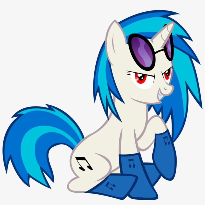 Vinyl Scratch Likes Her Socks By Goldenacorn93-d4e28m0 - Mlp Vinyl Scratch Socks, transparent png