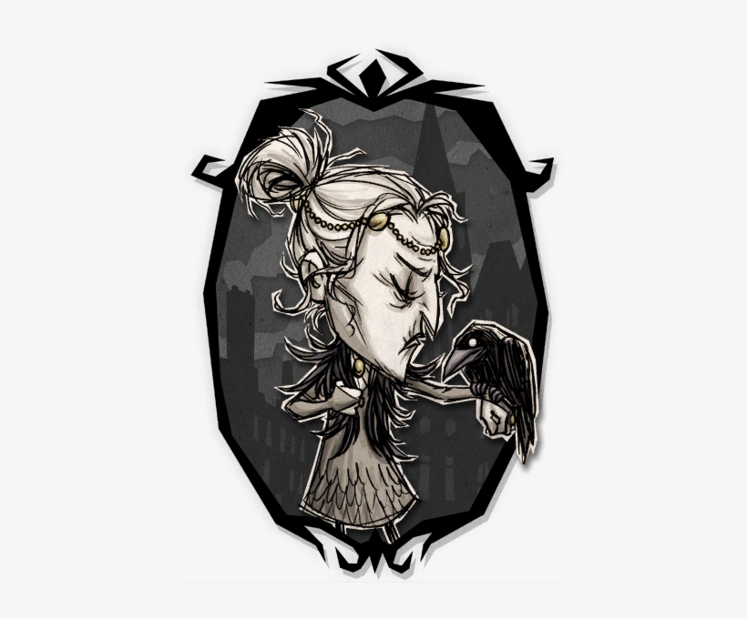 Wickerbottom Victorian Portrait - Don T Starve Willow Skins, transparent png