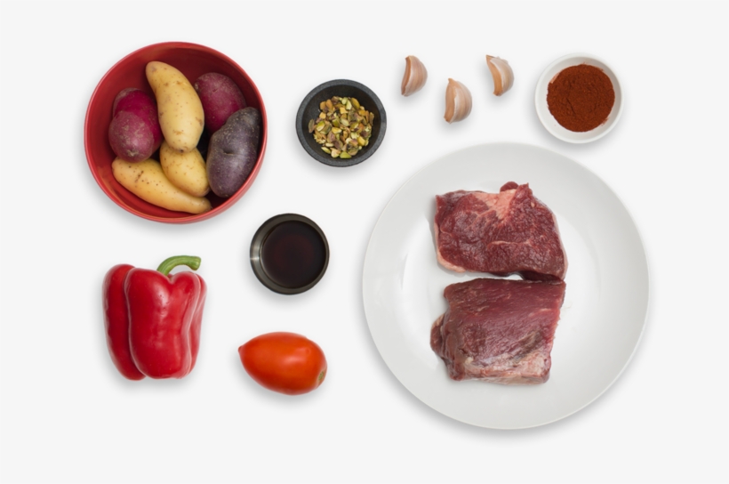Seared Steaks With Romesco Sauce & Roasted Potatoes - Red Meat, transparent png