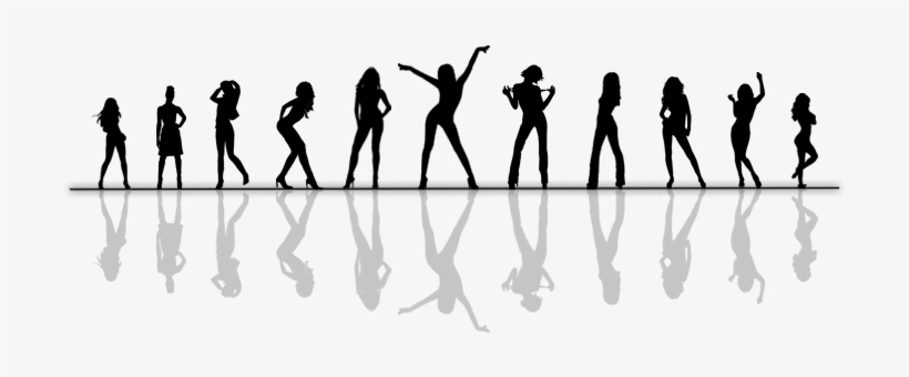 Separadores Web - Dancing Silhouette, transparent png