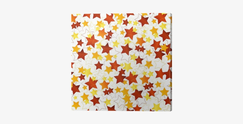 Cuadro En Lienzo Fondo Transparente Con Estrellas Doradas - Canvas, transparent png