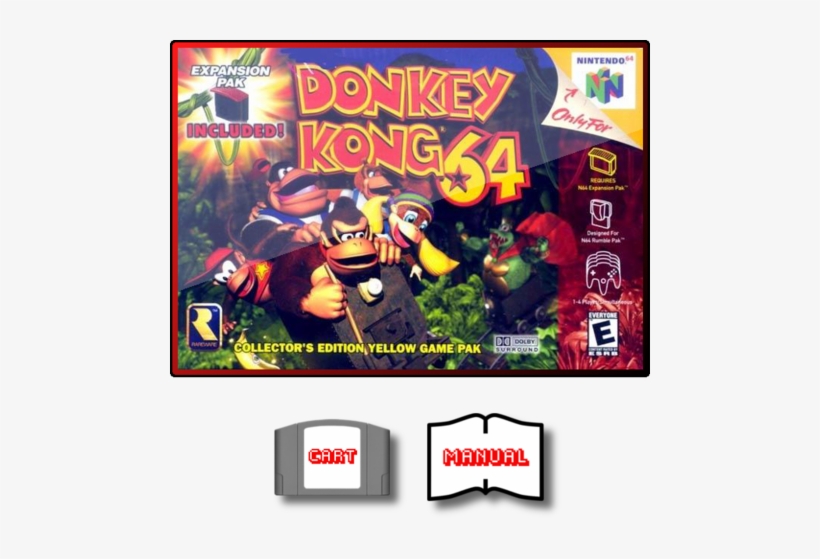 Donkey Kong 64 Donkey Kong Donkey Kong 64 Nintendo 64 N64 480x479