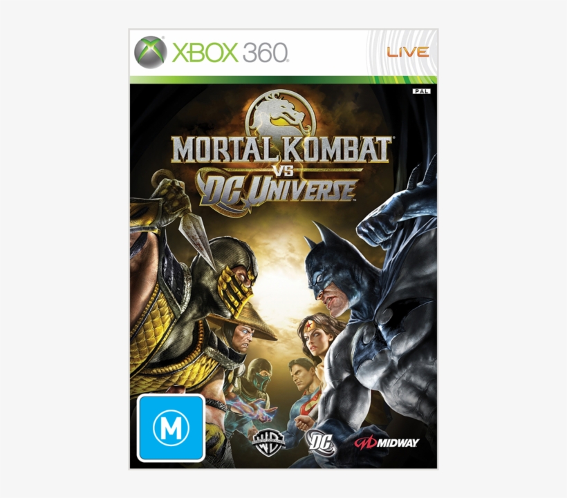 Mortal Kombat Vs Dc Universe Xbox 360 Game - Mortal Kombat Vs Dc Universe [xbox 360 Game], transparent png