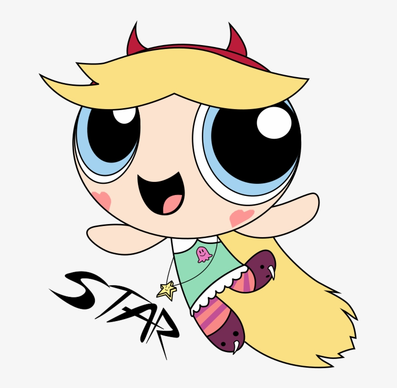 Author Comments - Star Butterfly Powerpuff Girls, transparent png