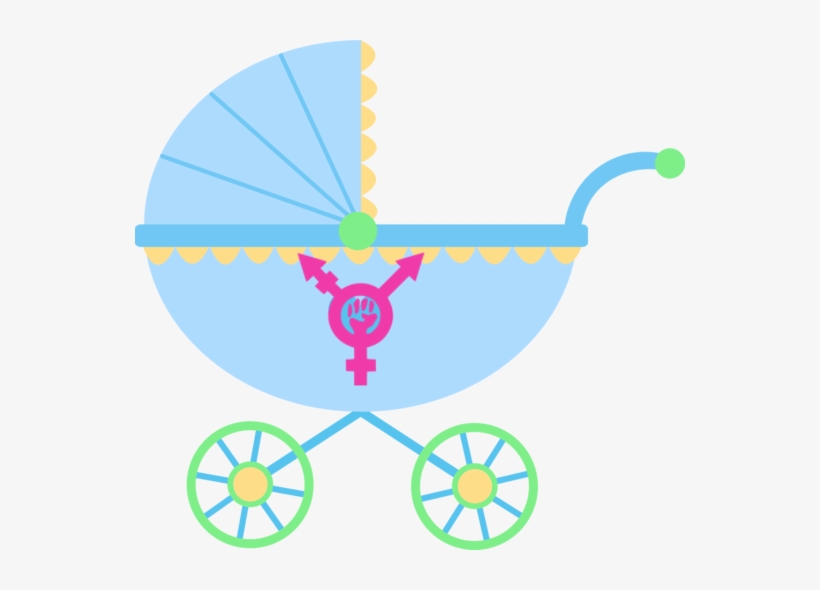 Feminism And Motherhood - Baby Stroller Clipart, transparent png