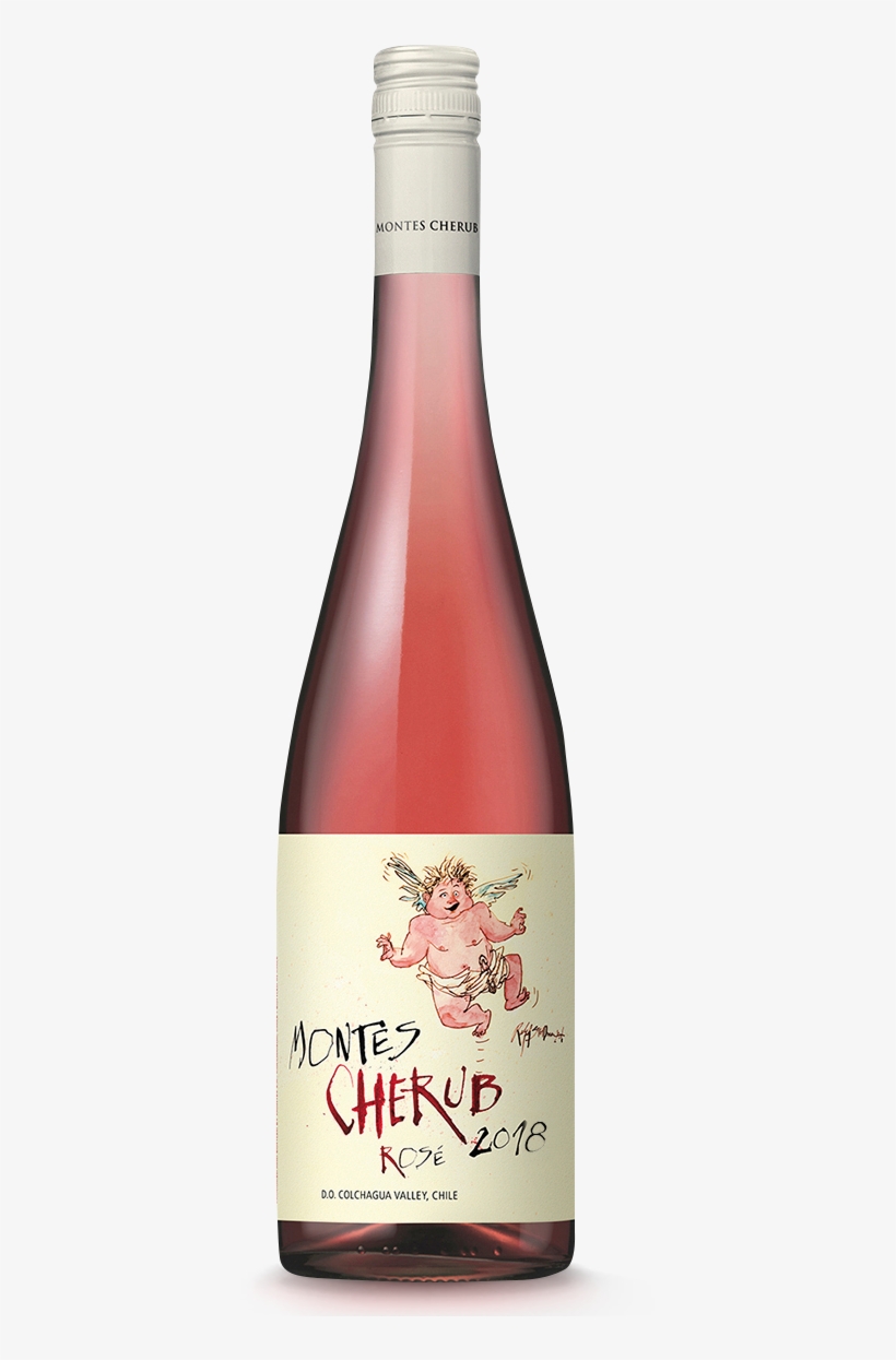 Cherub - Montes Cherub Rose Of Syrah, Chile (vintage Varies), transparent png