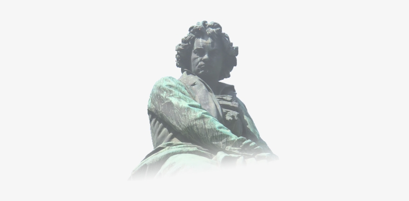 Ludwig Van Beethoven Is The Most Frequently Performed - Statue, transparent png
