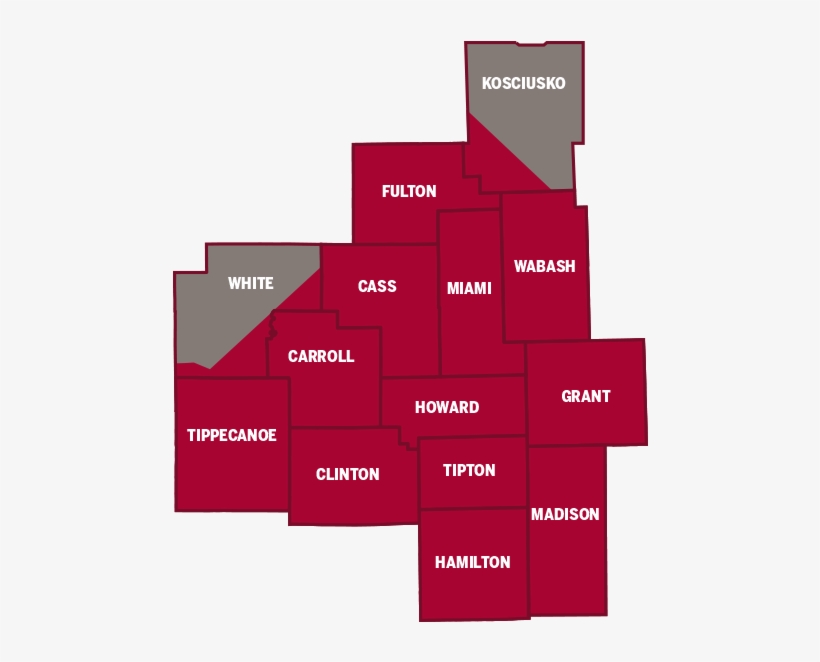 Iu Kokomo Service Region Map - Diagram, transparent png
