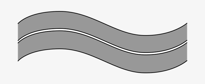 Graphic Road Solid Line Marking Traffic St - Carretera Dibujo Horizontal Png, transparent png