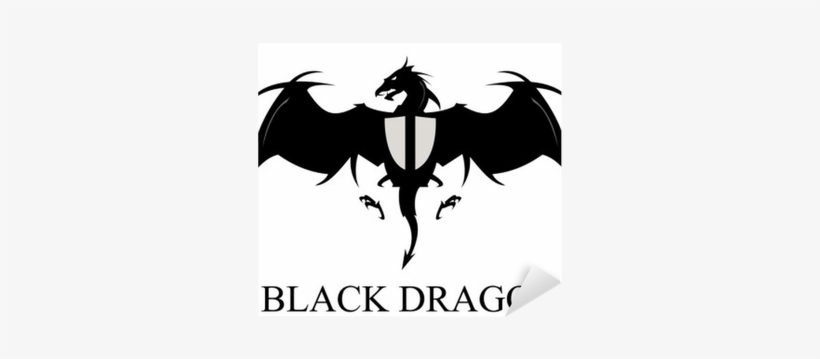 Dragon Logo Spread Wings, transparent png