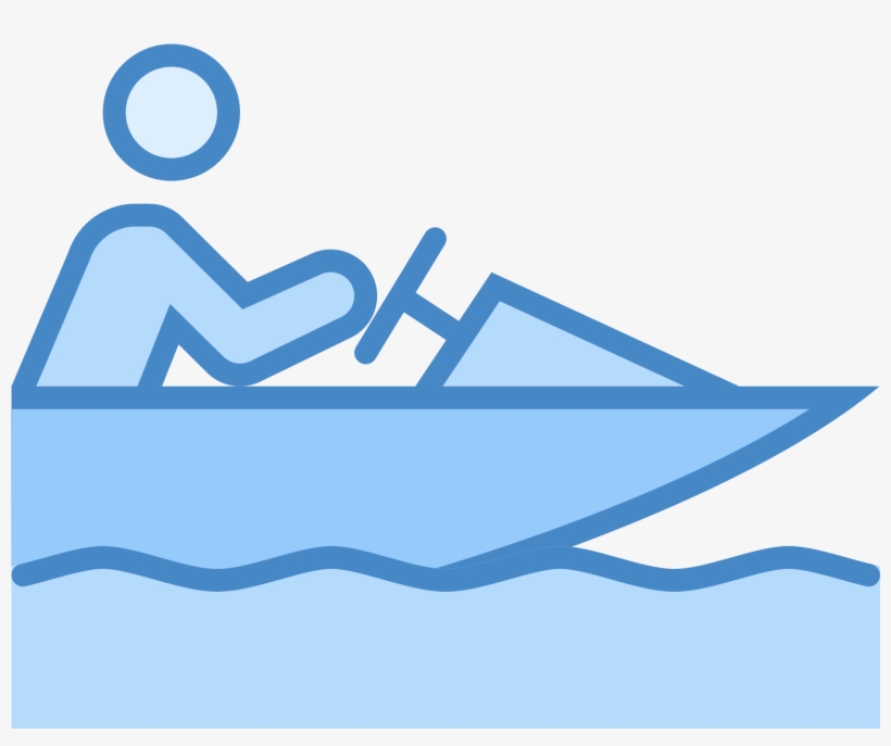Speed Boat Icon - Clip Art, transparent png