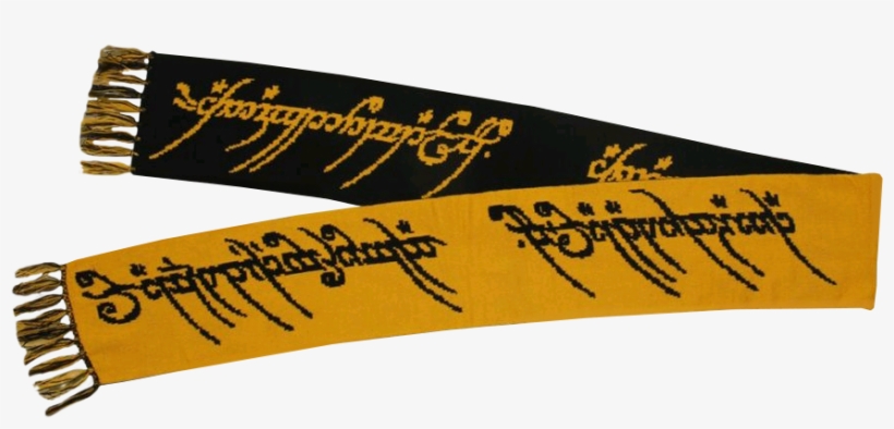 Lord - Lord Of The Rings: The One Ring - 6-foot Knit Scarf, transparent png