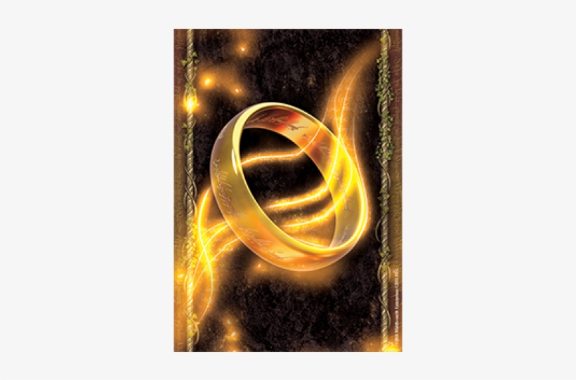 Lord Of The Rings - Lord Of The Rings The One Ring Art Sleeves (50 Sleeves), transparent png