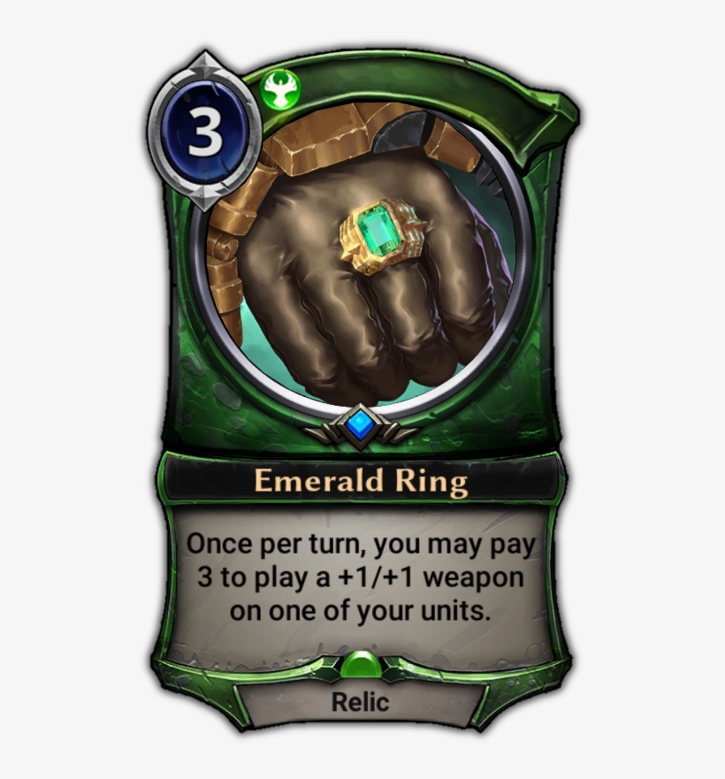 Emerald Ring - Protect Eternal, transparent png