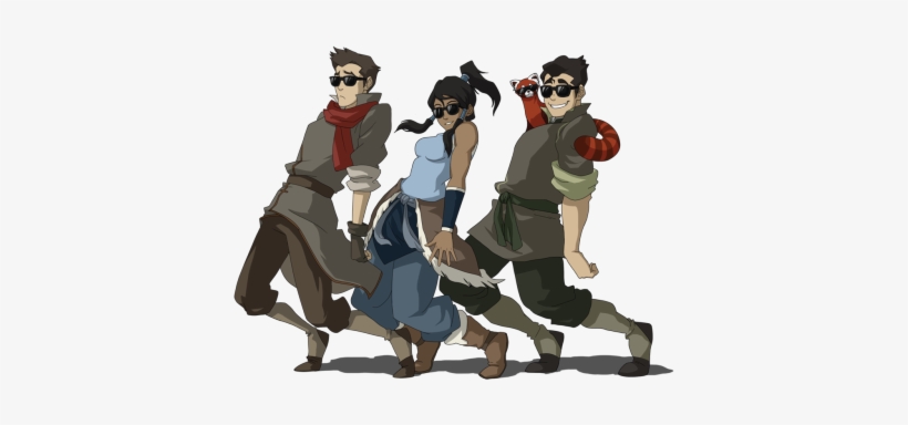 Korra Swag Courtesy Of Tumblr - Korra Mako And Bolin, transparent png